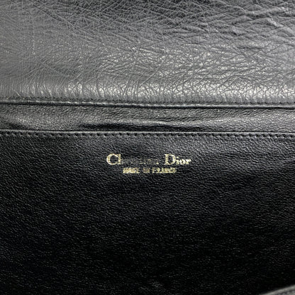 Christian Dior Handbag Black Vintage 4keybj