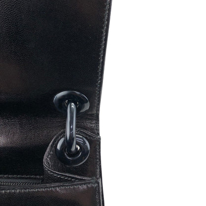 PRADA Logo Chain Shoulder bag Black Vintage vksien