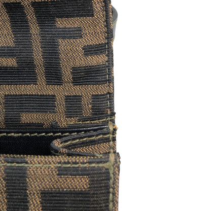 FENDI Zucca Lock Shoulder bag Brown Vintage mbiimu