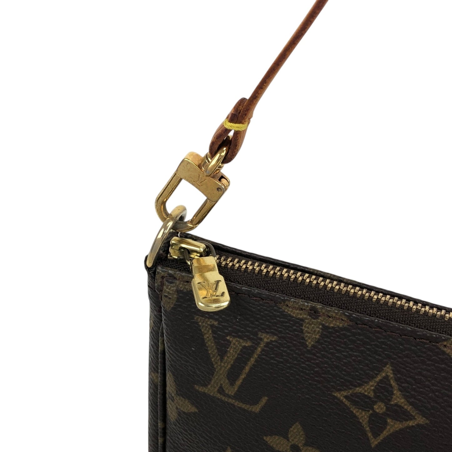 LOUIS VUITTON Monogram Handbag Brown M51980 Vintage vct2e6