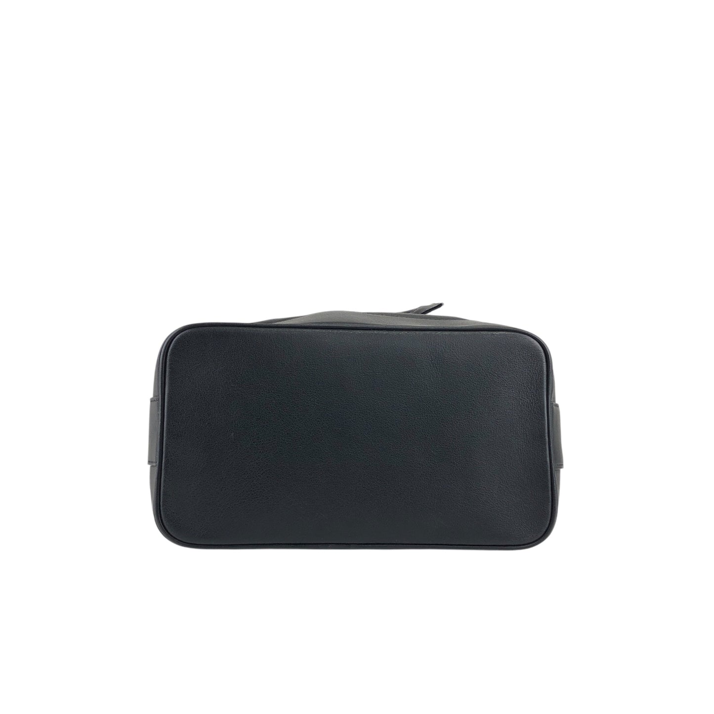 CELINE Gancini Drawstring Shoulder bag Black Vintage 4852gj