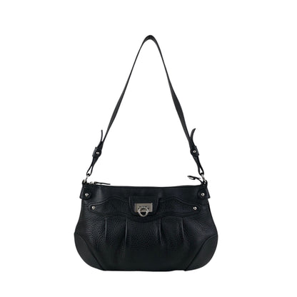 Salvatore Ferragamo Gancini   Shoulder bag Black Vintage 7d7bxa