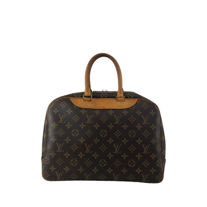 LOUIS VUITTON Monogram Handbag Brown Vintage bwp3ix