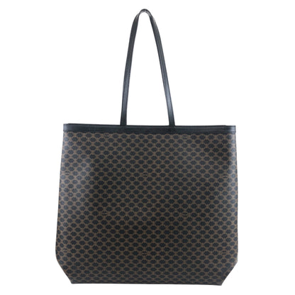 CELINE Macadam Blason Shoulder bag Totebag Black Vintage 27dcdm