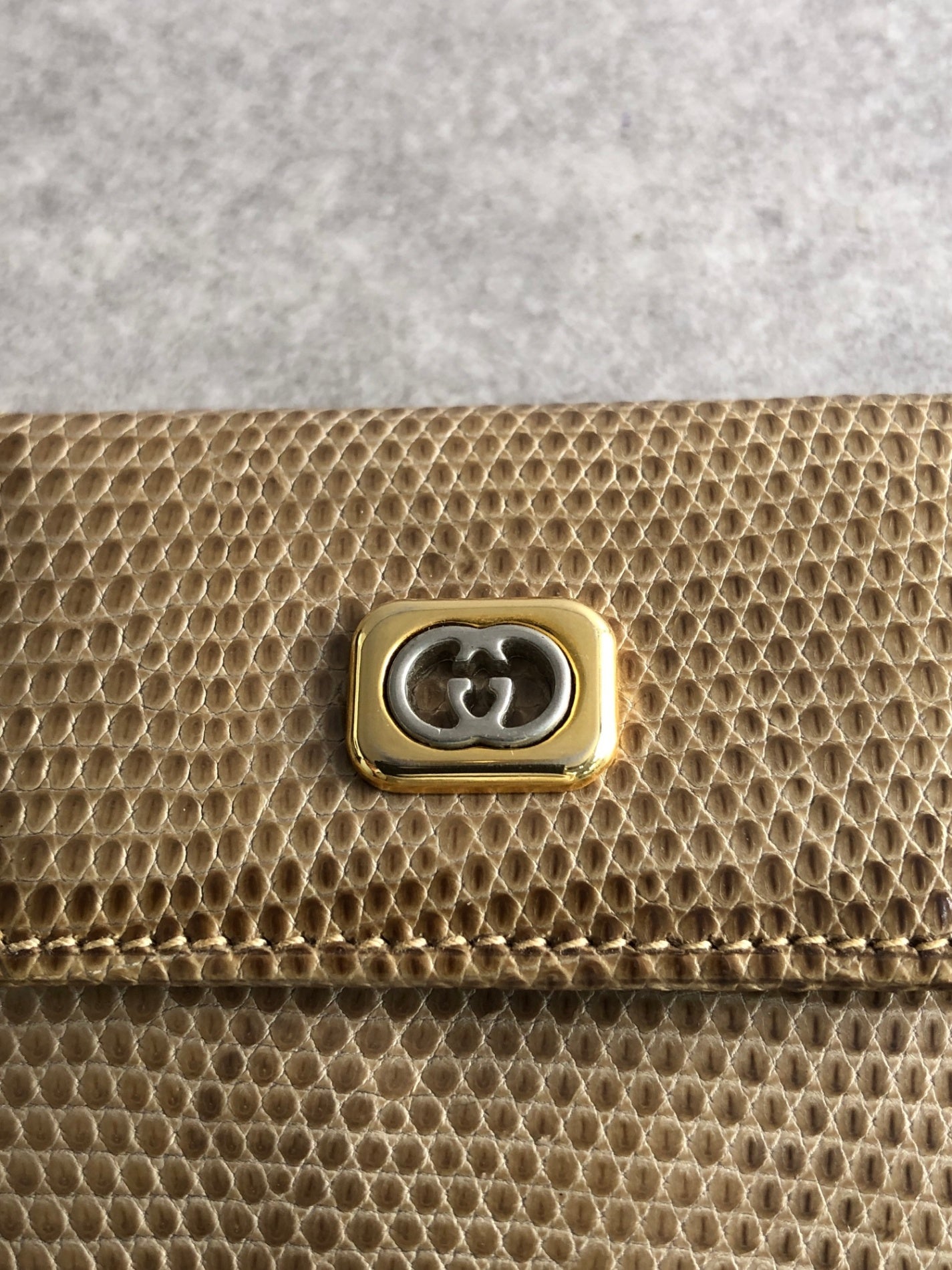 GUCCI Coin Purse Brown Vintage 5vm57j