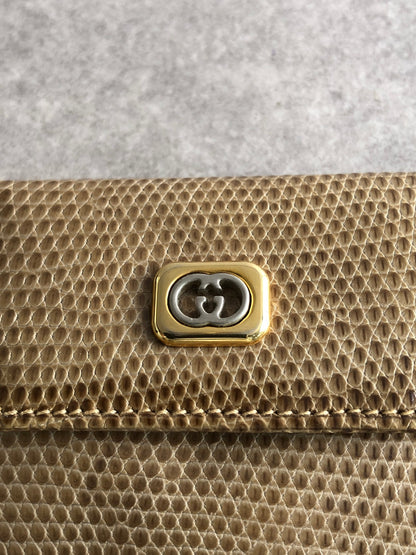 GUCCI Coin Purse Brown Vintage 5vm57j