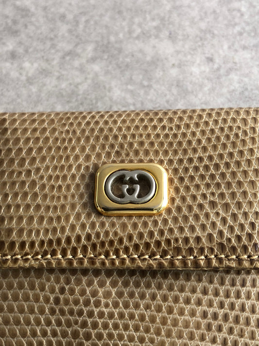 GUCCI Coin Purse Brown Vintage 5vm57j