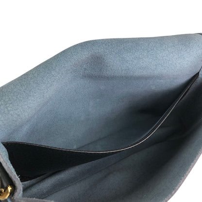 LOEWE Anagram Shoulder bag Navy×Black Vintage r7bby7