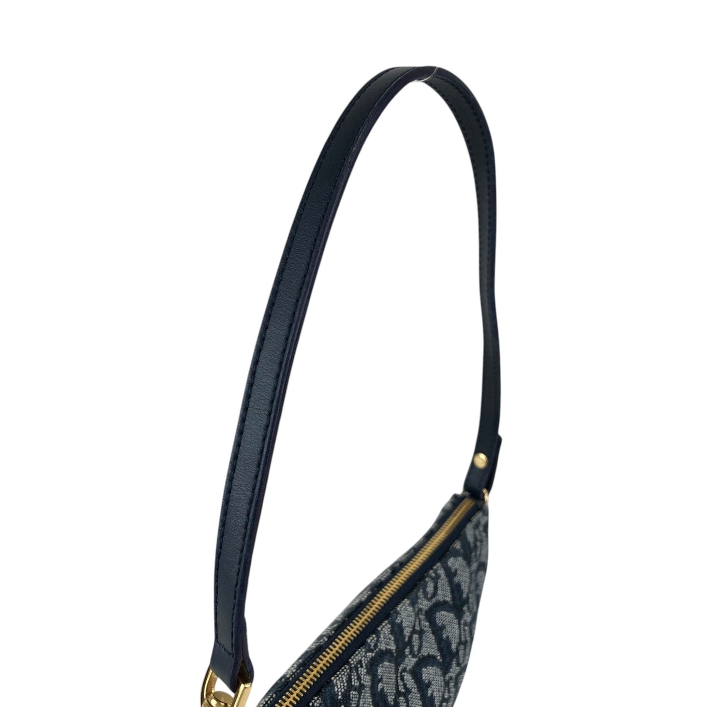 Christian Dior Trotter Handbag Shoulder bag Navy Vintage gicr78