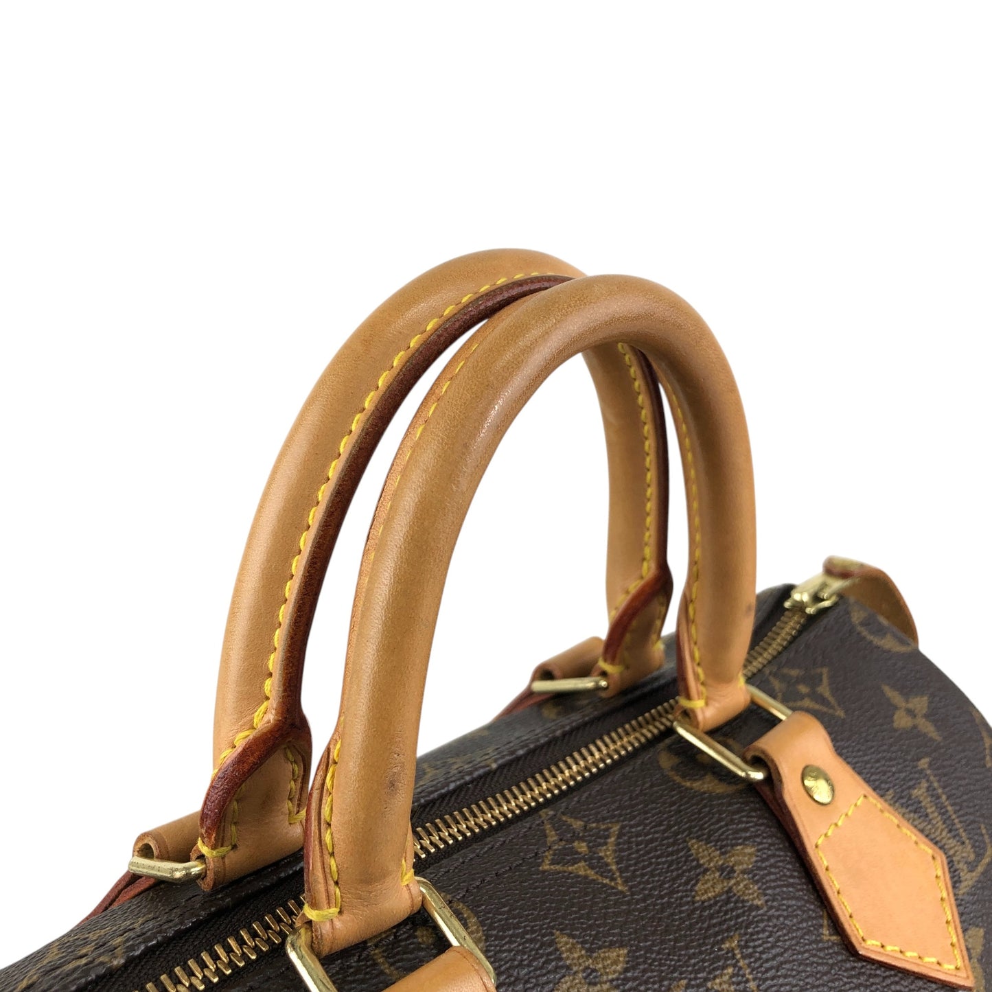 LOUIS VUITTON Monogram Handbag Brown Vintage vbsmgd