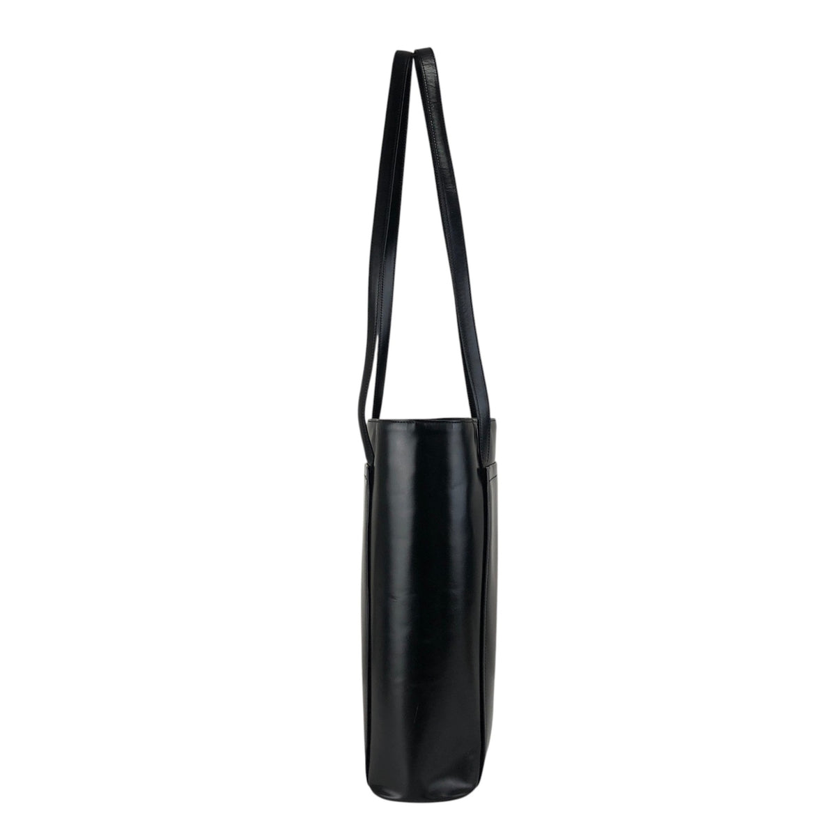LOEWE Logo Embossed Shoulder bag Black Vintage pyktz8