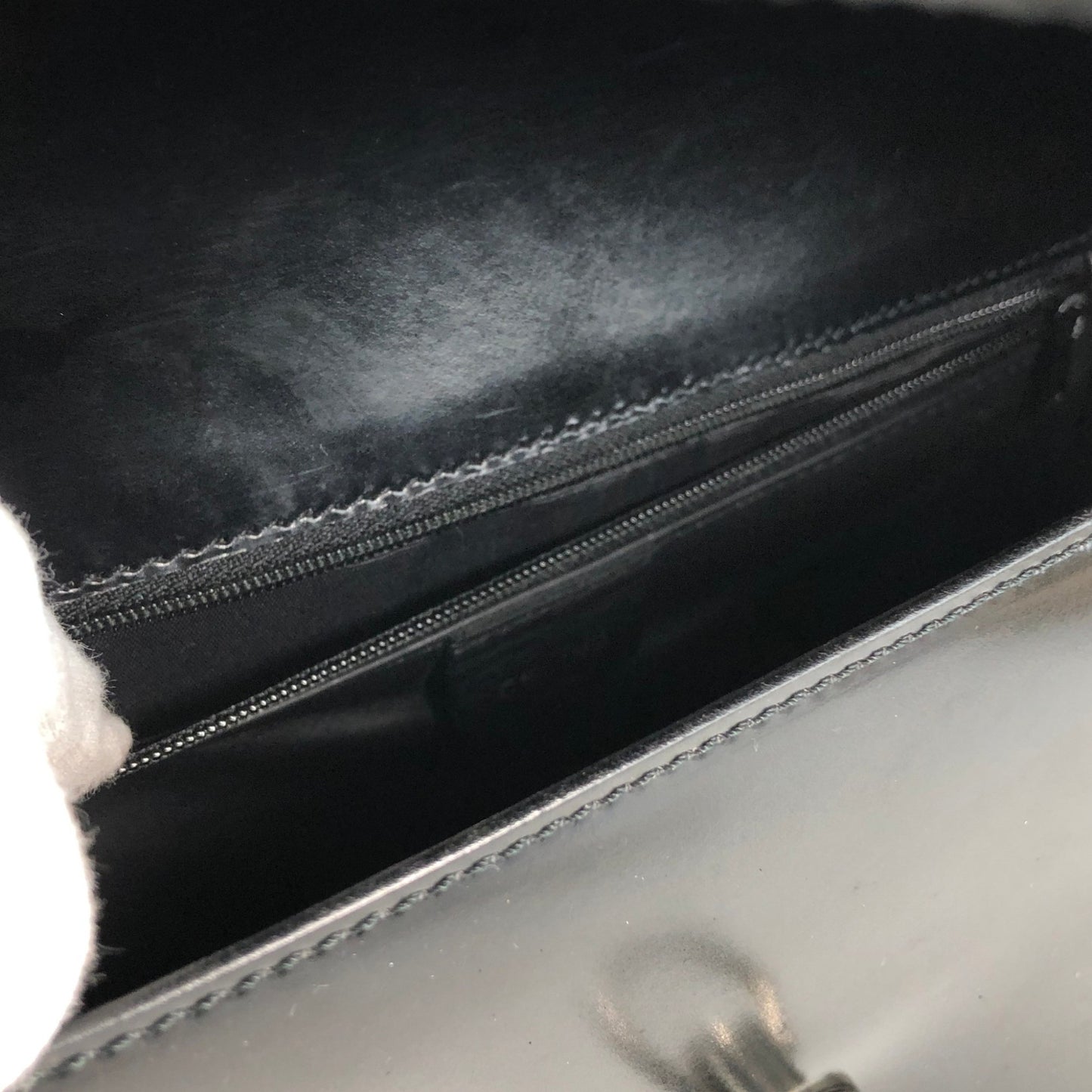 CELINE Gancini Shoulder bag Black Vintage ni2xww