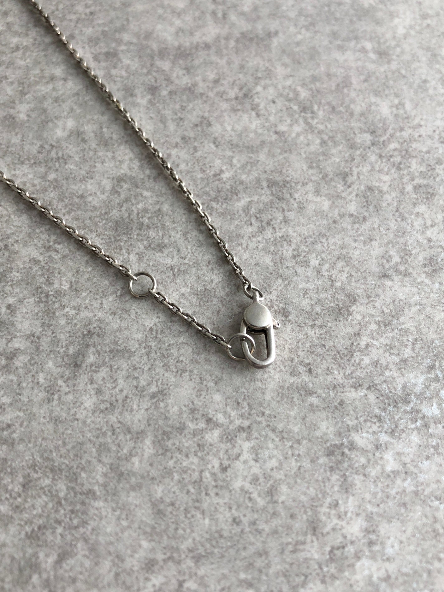 GUCCI Heart Motif SILVER925 Necklace Silver Vintage ehj8bu