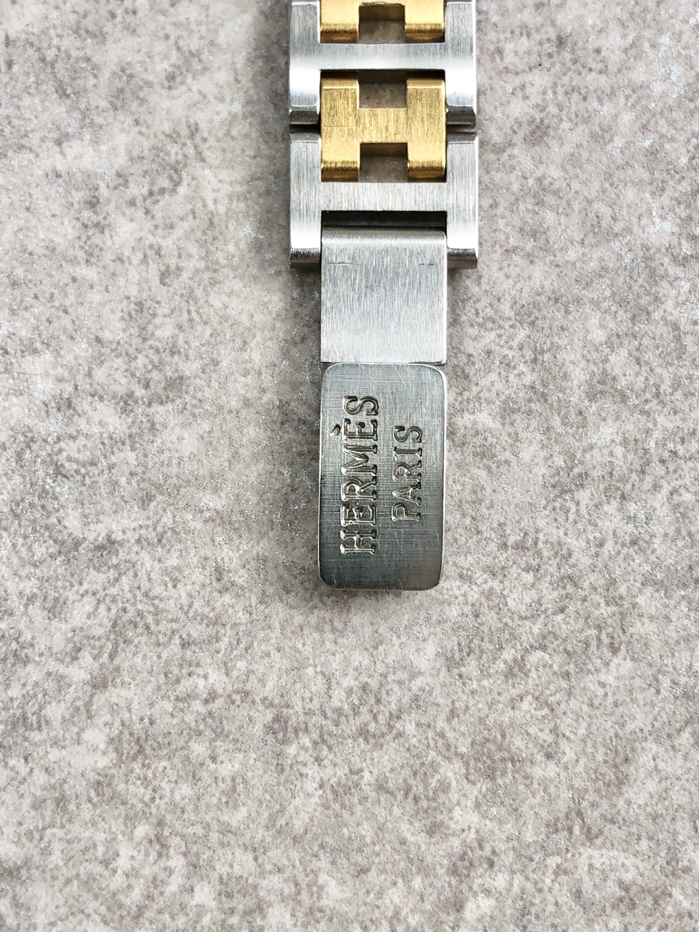 HERMES Watch Gold×Silver Vintage 2dapn5