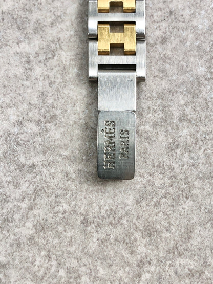 HERMES Watch Gold×Silver Vintage 2dapn5