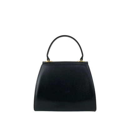 GIVENCHY Top Handle Handbag Black Vintage 8gf8y4
