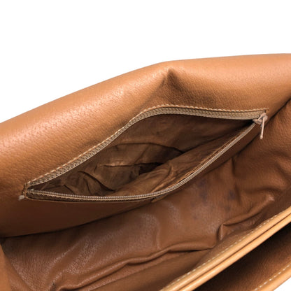 CELINE Macadam Blason Shoulder bag Brown Vintage rtiv5k