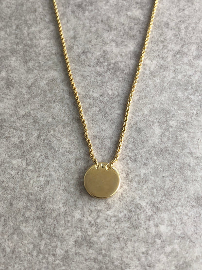 Christian Dior Logo Motif Necklace Gold Vintage eg2c2f
