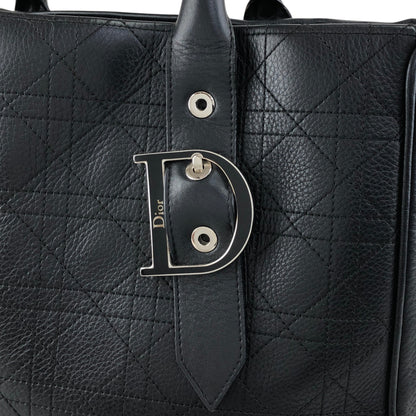 Christian Dior D Motif Totebag Black Vintage iiw373