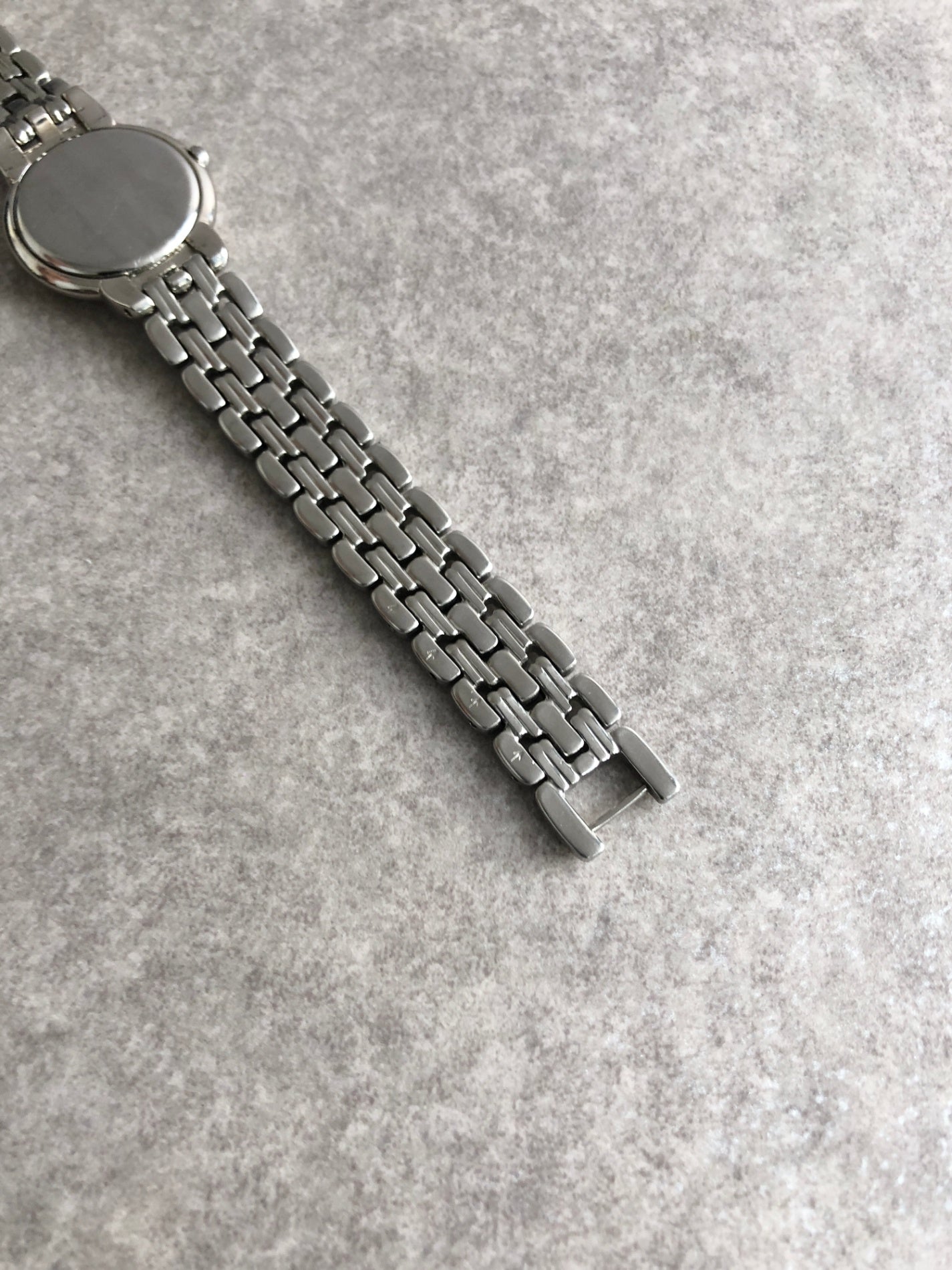 Yves Saint Laurent YSL Logo Watch Silver Vintage cibzk8