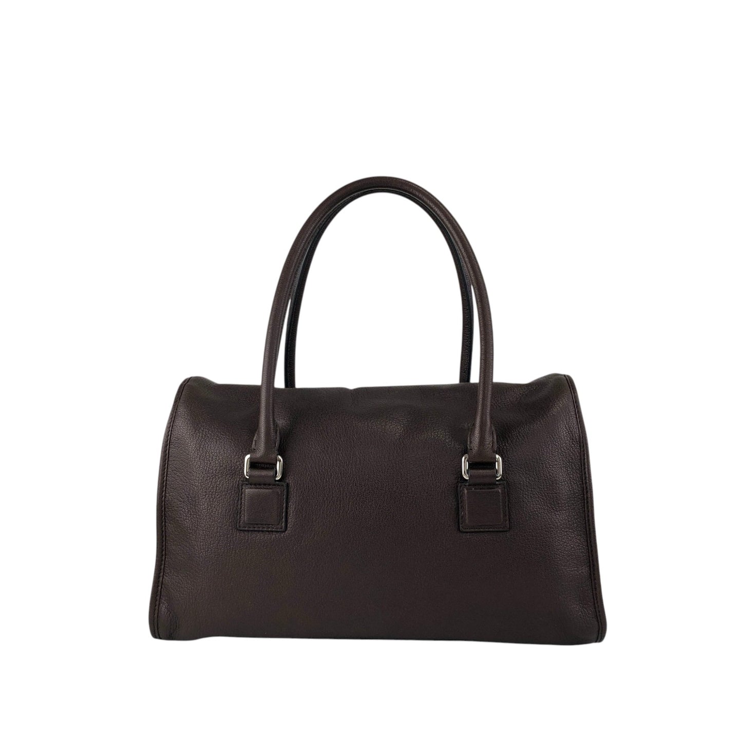LOEWE Alamo Anagram Handbag Totebag Brown Vintage 6gpe63