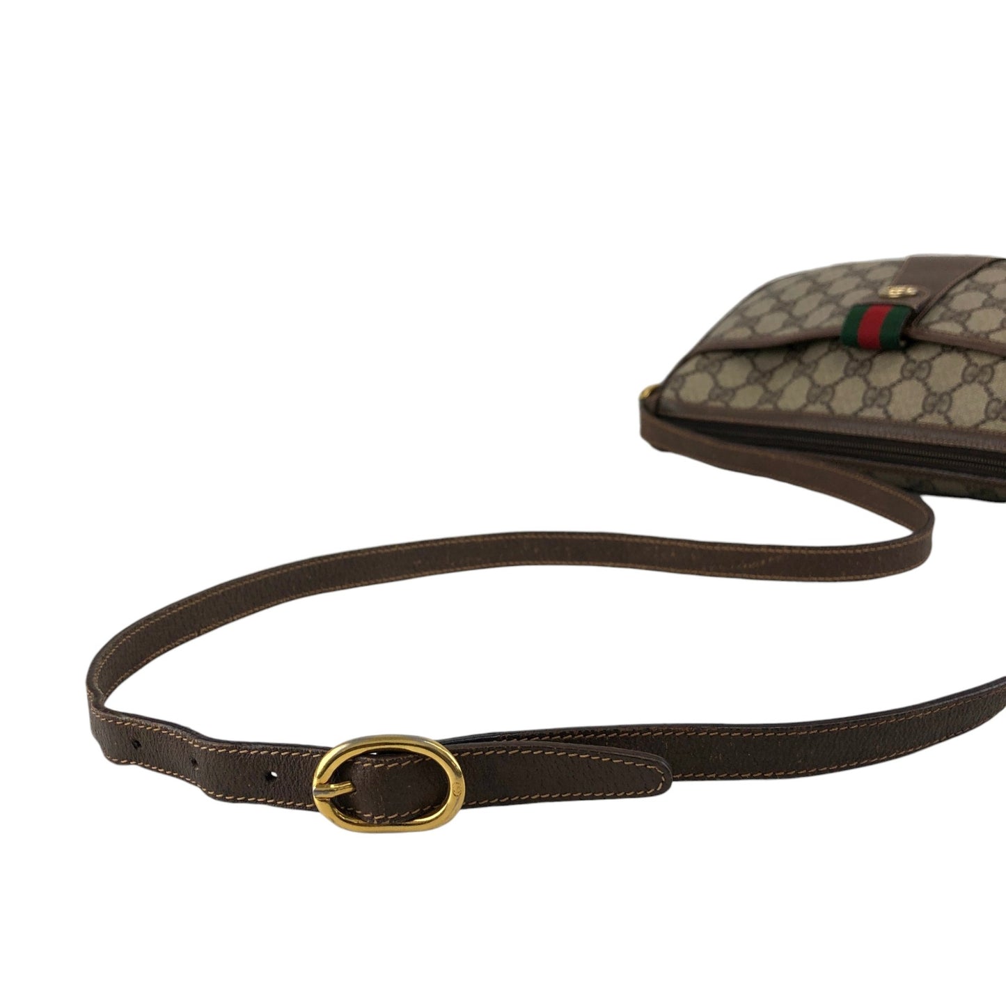 GUCCI Sherry Line Shoulder bag Beige Vintage wwyvj3