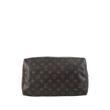 LOUIS VUITTON Monogram Small Boston bag Handbag Brown Vintage v6mtpu
