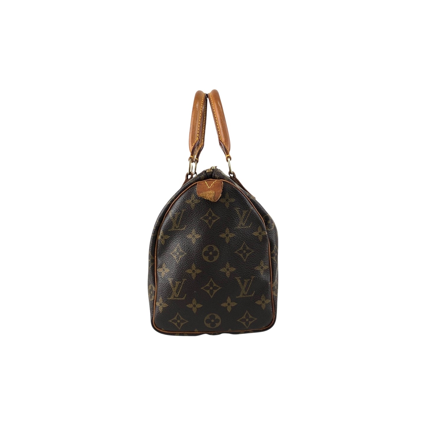 LOUIS VUITTON Monogram Small Boston bag Brown Vintage pg4nya