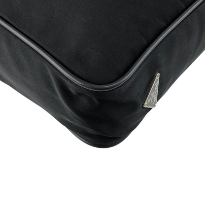 PRADA Tessuto Triangle Logo Sling bag Black Vintage p8ymye
