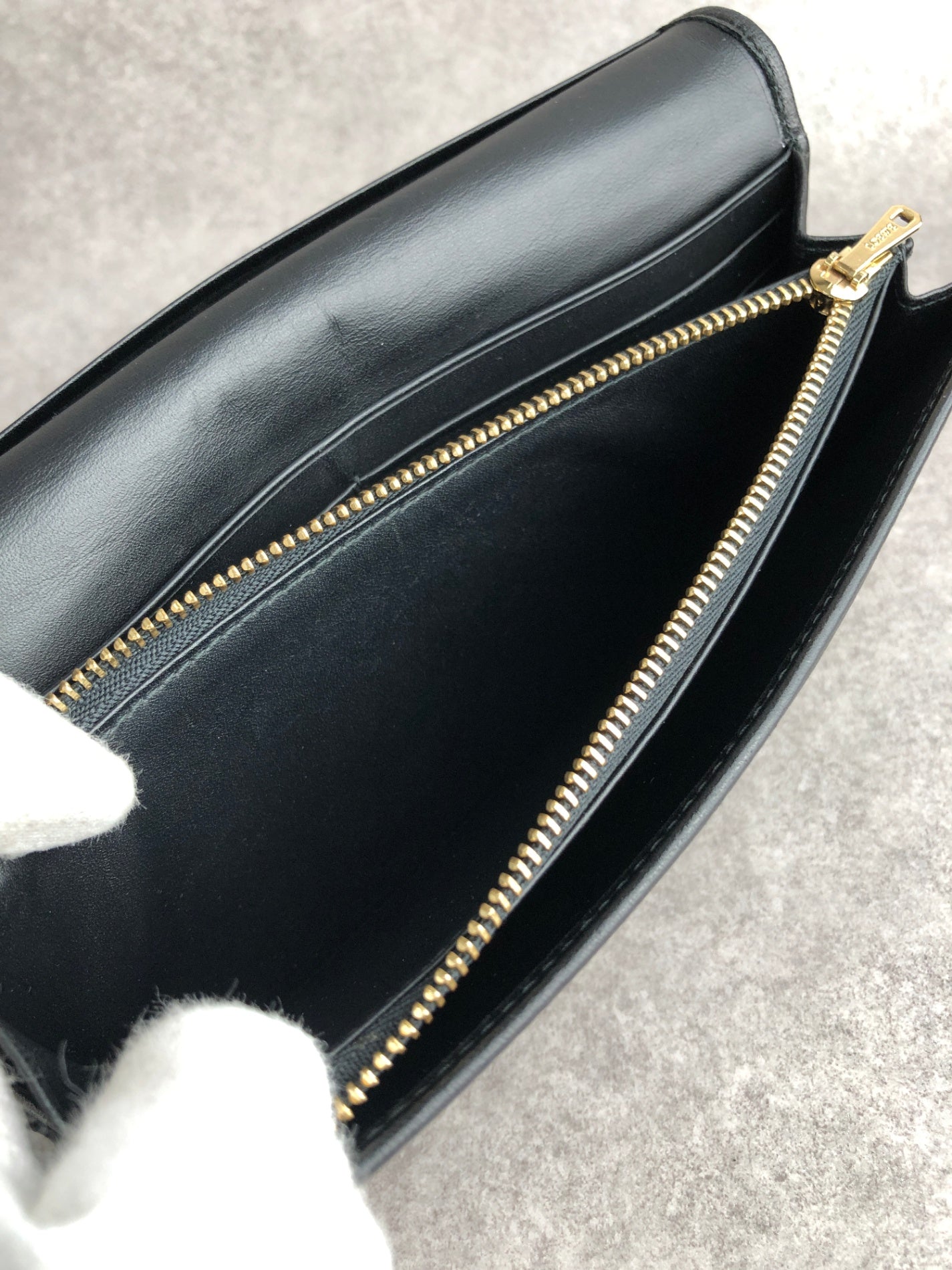 LOEWE Anagram Long Wallet Black Vintage e5x6uj