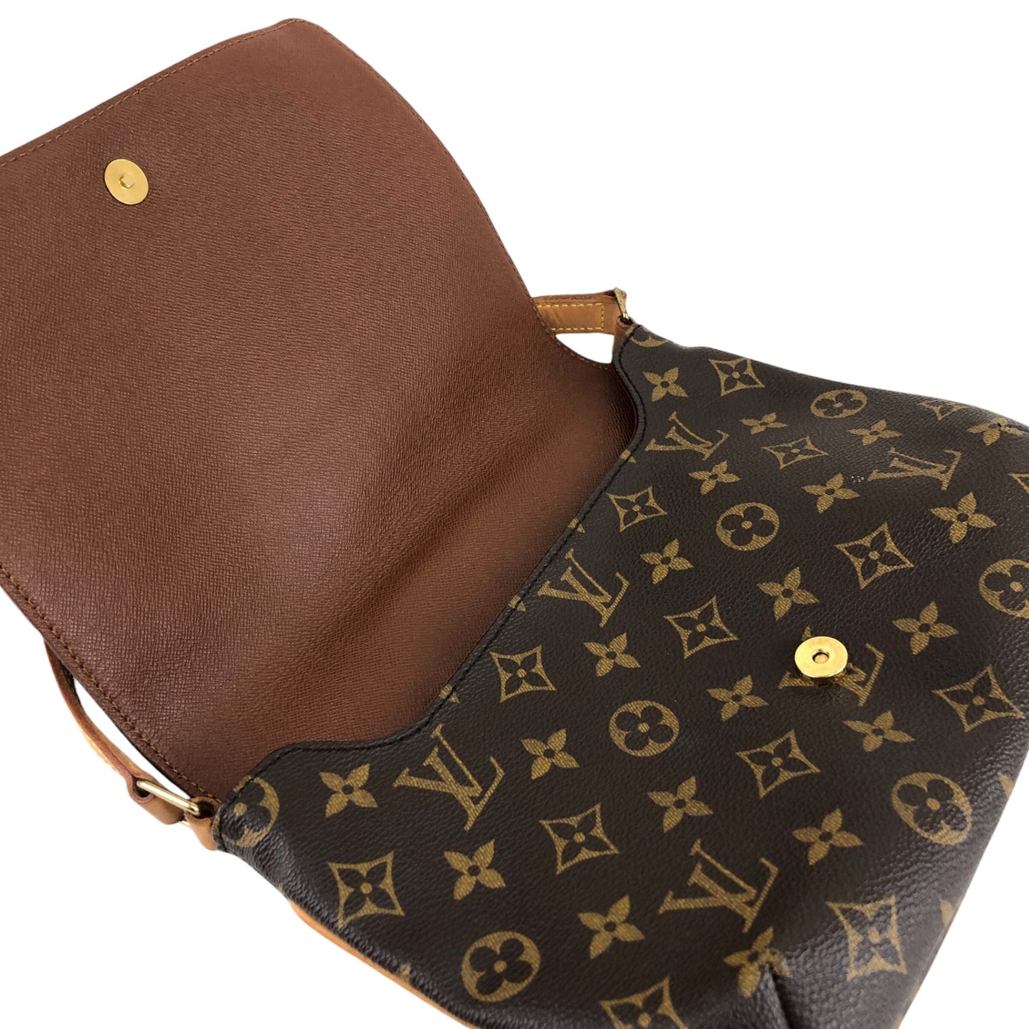 LOUIS VUITTON Monogram 單肩包 棕色 復古 ir4uvs