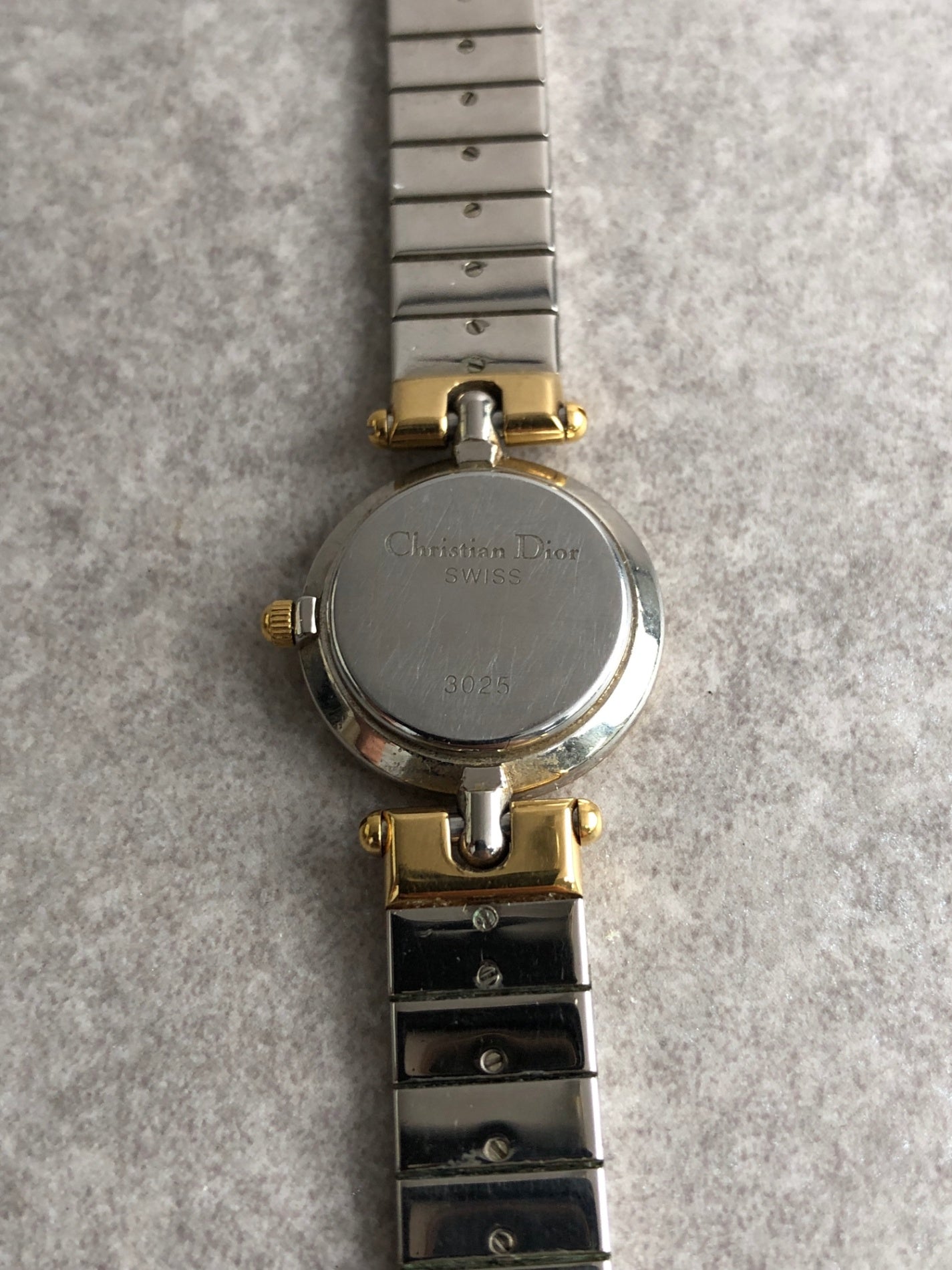 Christian Dior Watch Silver 3025 Vintage a7352t