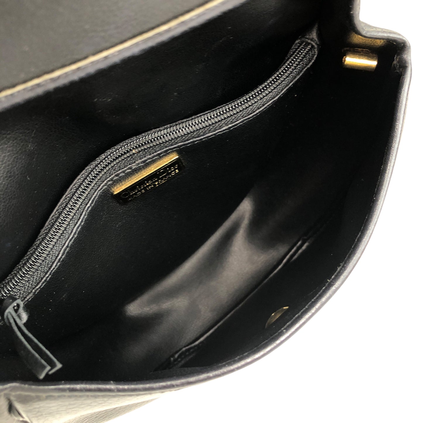 Christian Dior  Shoulder bag Black Vintage tzdbkd