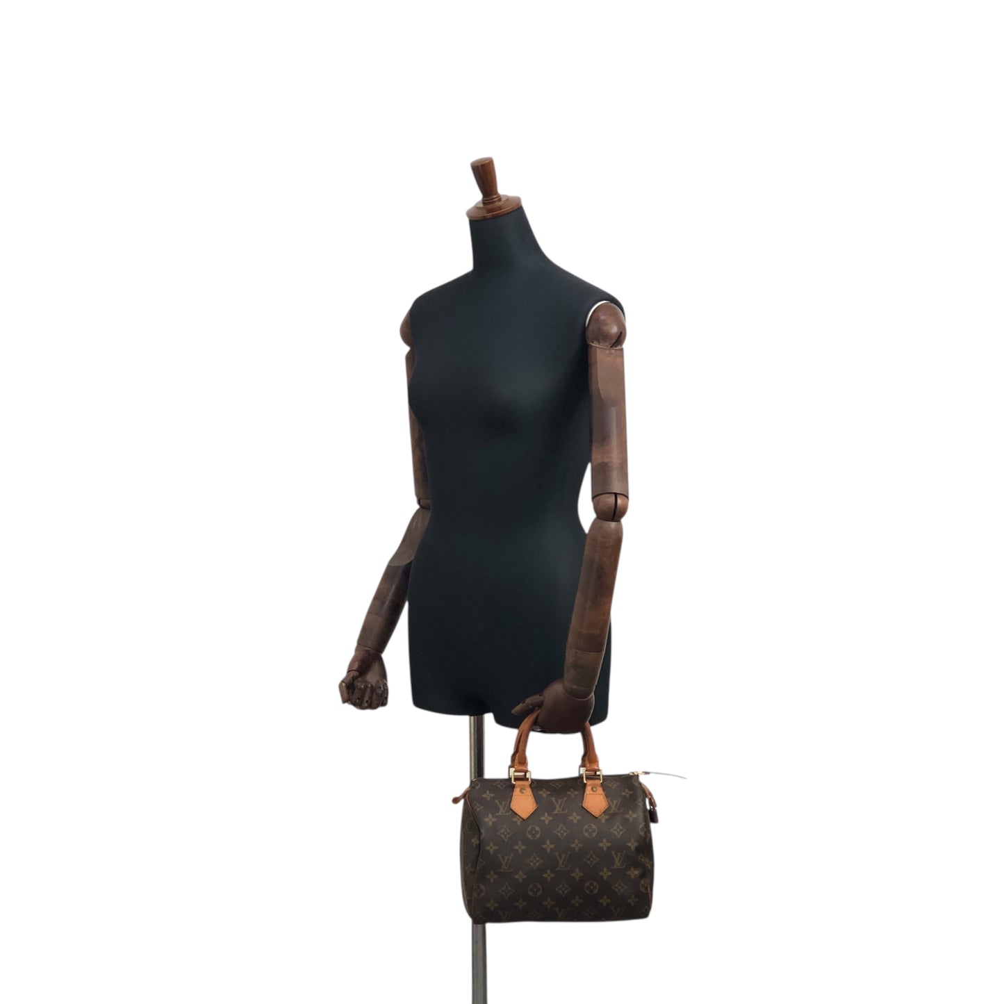 LOUIS VUITTON Monogram Small Boston bag Brown Vintage pg4nya