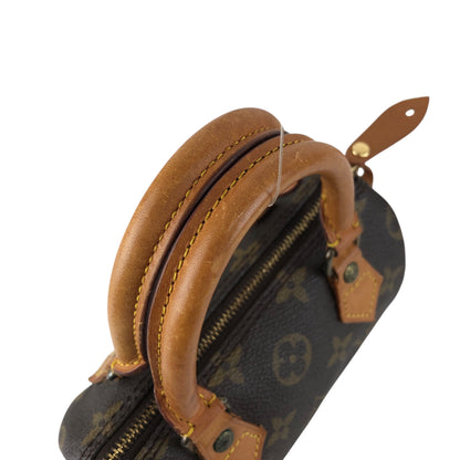 LOUIS VUITTON Monogram Small Handbag Brown M41534 Vintage u7aexk