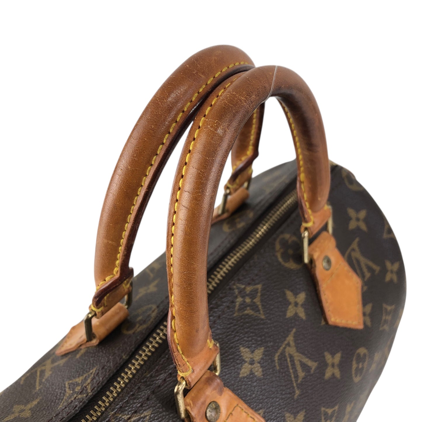 LOUIS VUITTON Monogram Small Boston bag Brown Vintage pg4nya