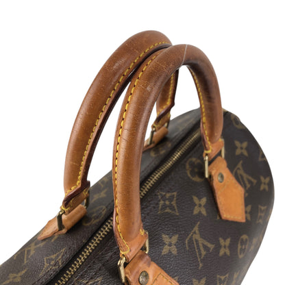 LOUIS VUITTON Monogram Small Boston bag Brown Vintage pg4nya