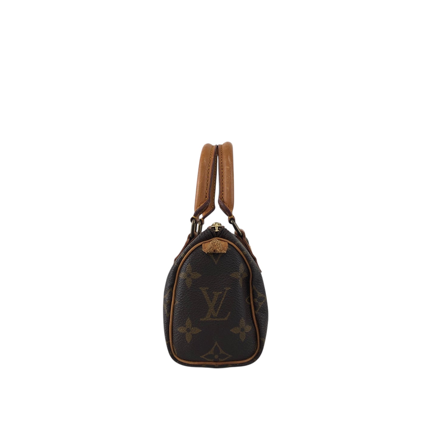 LOUIS VUITTON Monogram Small Handbag Brown M41534 Vintage u7aexk