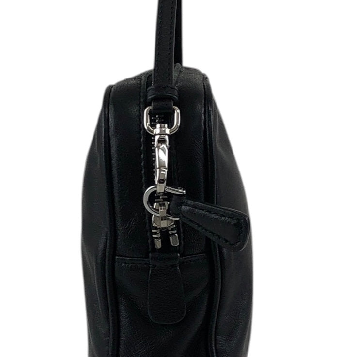 PRADA Logo Pouch Black Vintage e5kf4y