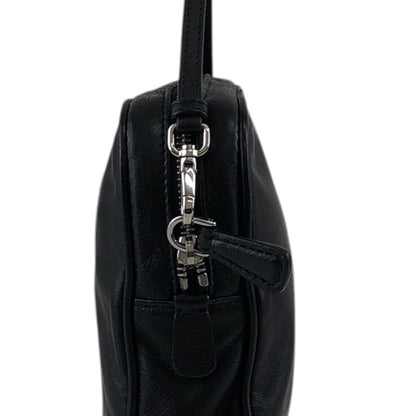 PRADA Logo Pouch Black Vintage e5kf4y