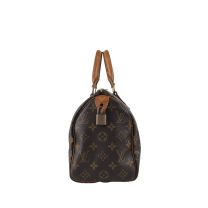 LOUIS VUITTON Monogram Small Boston bag Brown Vintage pg4nya