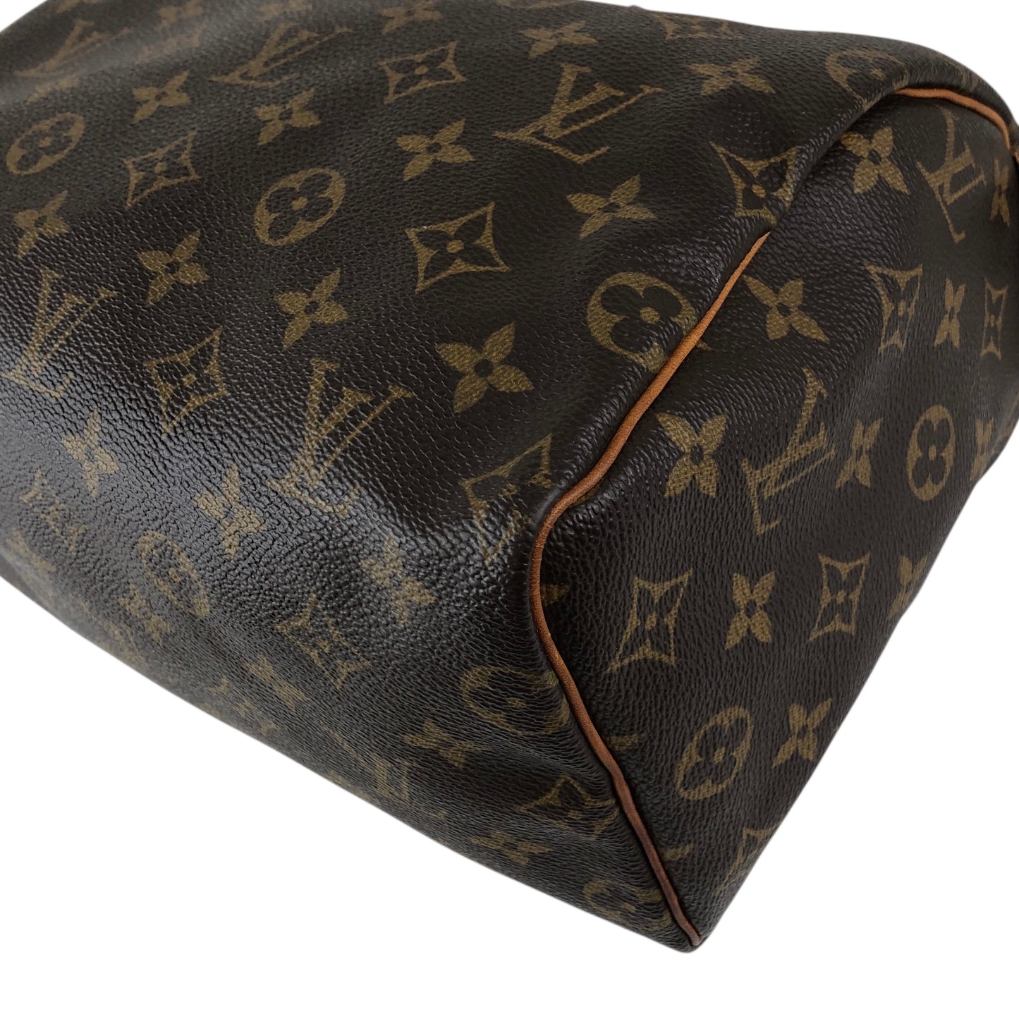 LOUIS VUITTON Monogram Small Boston bag Brown Vintage pg4nya