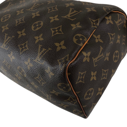 LOUIS VUITTON Monogram Small Boston bag Brown Vintage pg4nya