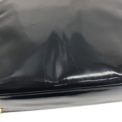 PRADA Two-way Handbag Chain Shoulder bag Navy Vintage zxyxea