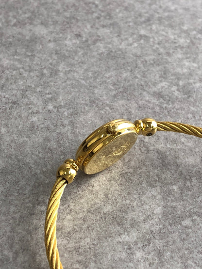 GUCCI Bangle Watch Gold 2700.2.L Vintage gjk6c5