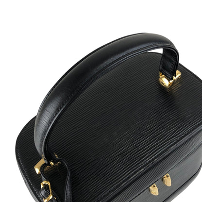 VALENTINO GARAVANI Logo Charm Two-way Handbag Shoulder bag Black Vintage b2wgf5