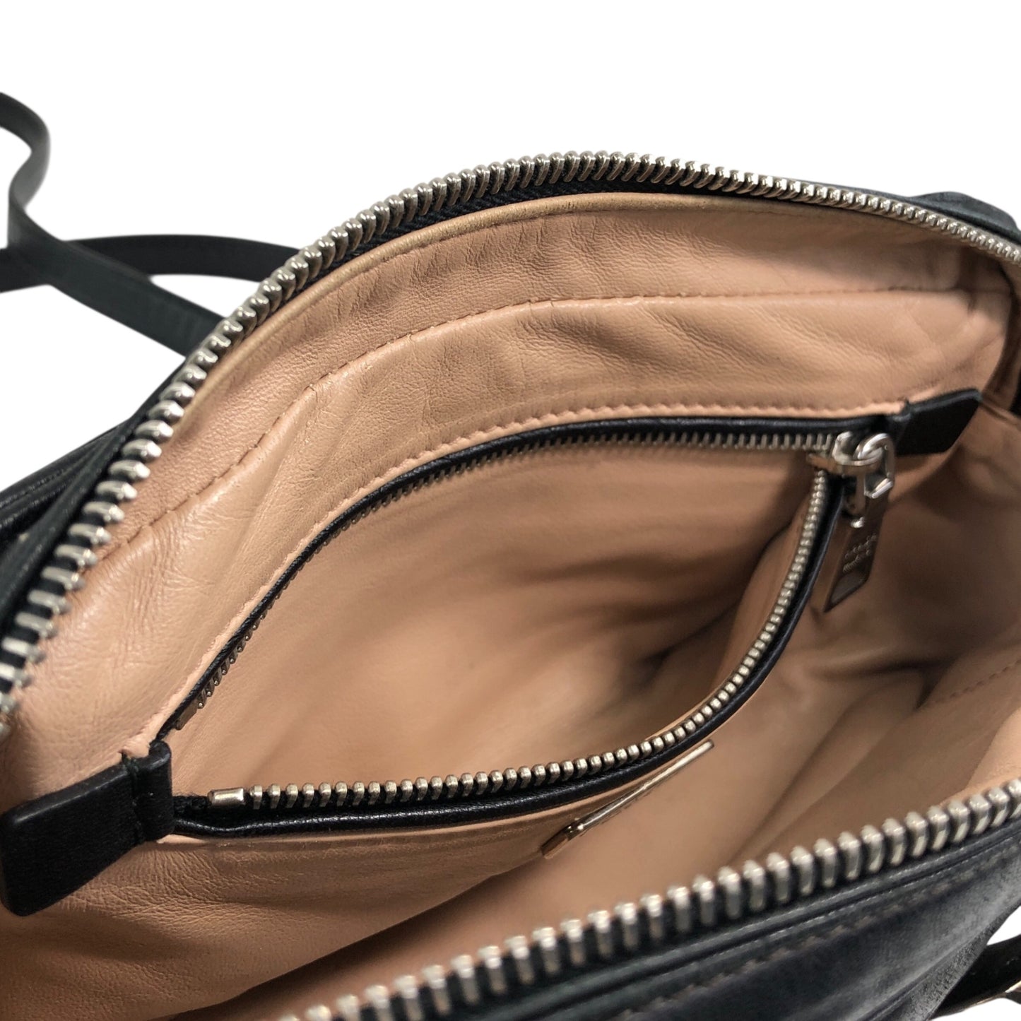 PRADA Buckle Shoulder bag Black Vintage cdnxfz