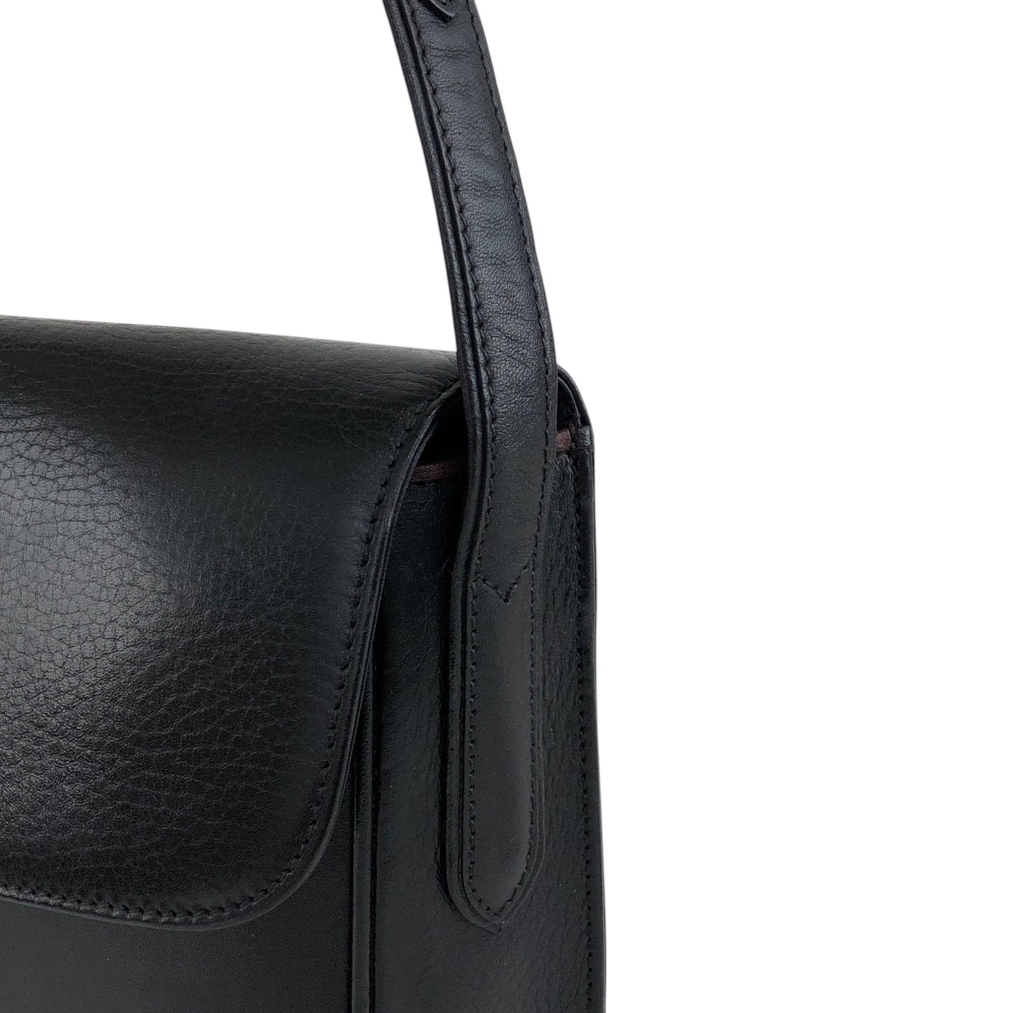 Cartier Logo Trinity Shoulder bag Black Vintage j72pji