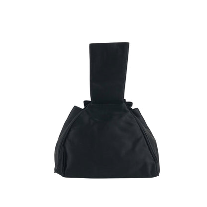PRADA Logo Small Handbag Black Vintage rw7ck2