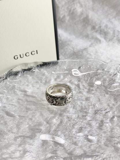 GUCCI SILVER925 Ring Silver Vintage ejgkfm